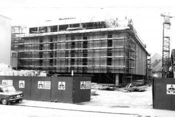 Gradnja Trgovske hiše Merkur, 1970