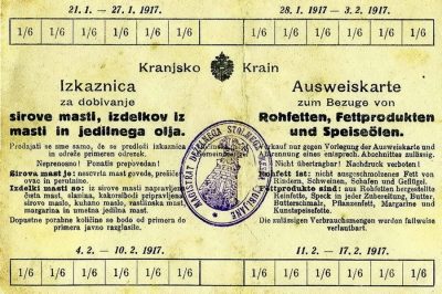 Živilske nakaznice je dobilo samo prebivalstvo v mestih