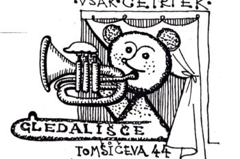 Plakat za redne lutkovne predstave v gradu Khislstein