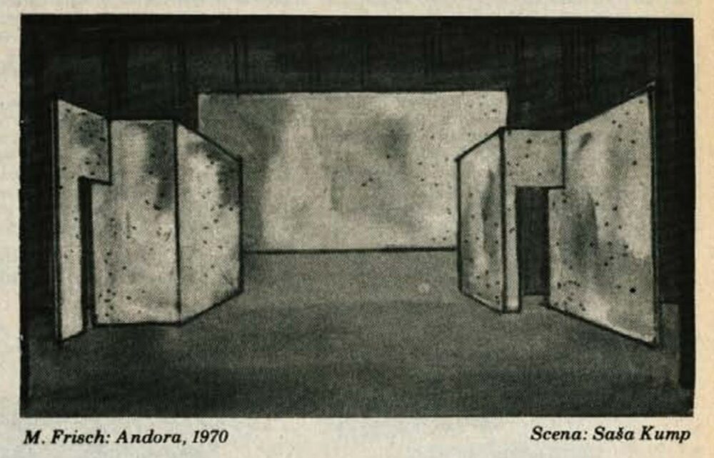 Stilizirana scenografska skica