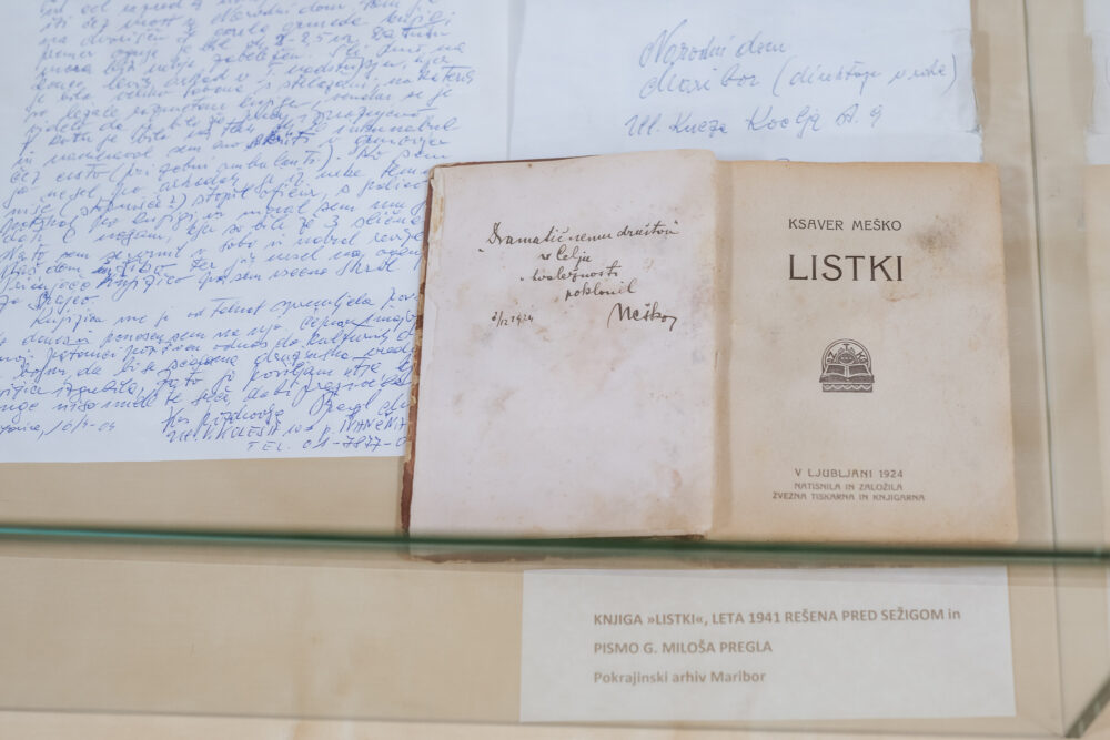 knjiga Listki Franca Ksaverja Meška