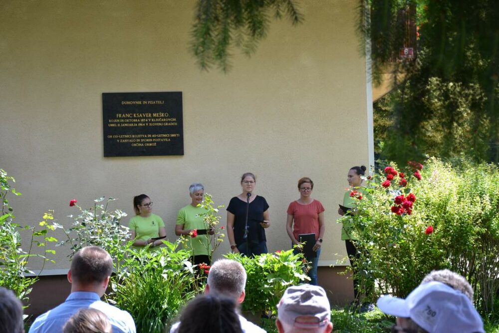 člani Kulturnega društva Fran Ksaver Meško Sveti Tomaž