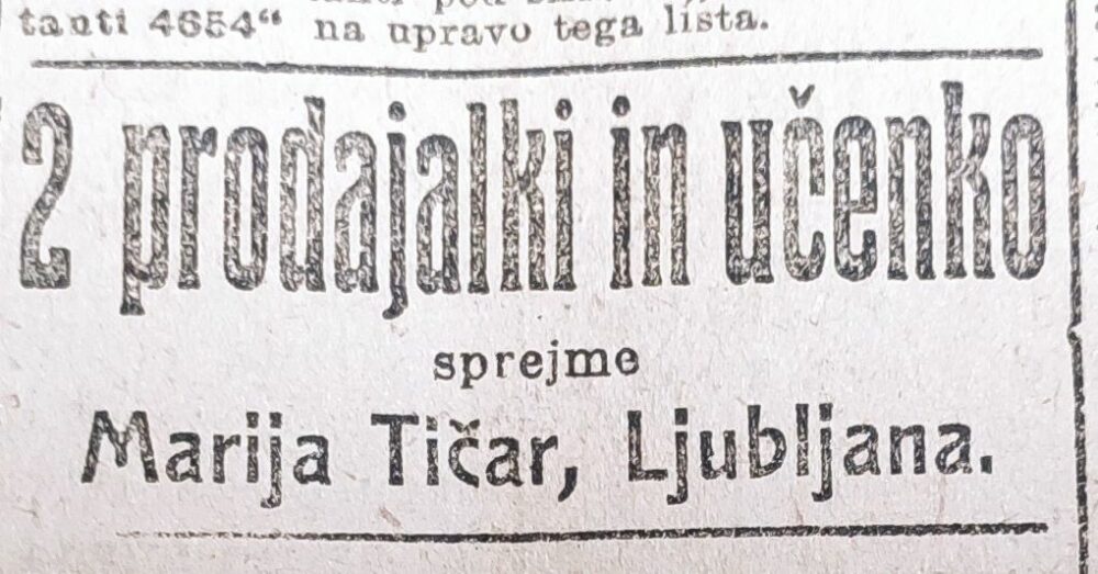 dve prodajalki