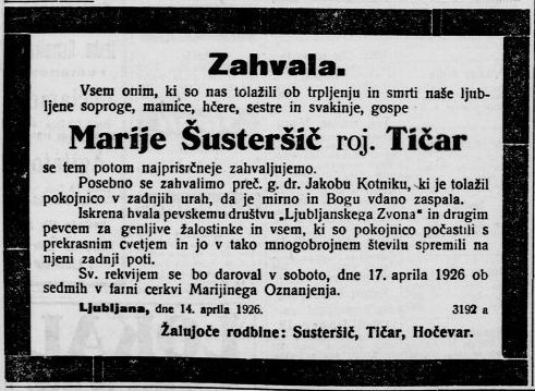 zahvala