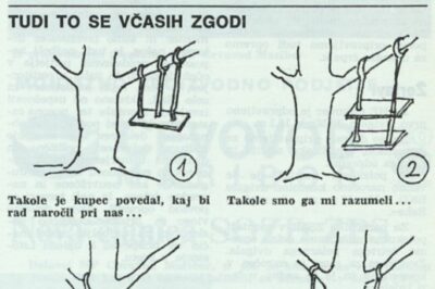 Tudi to se včasih zgodi