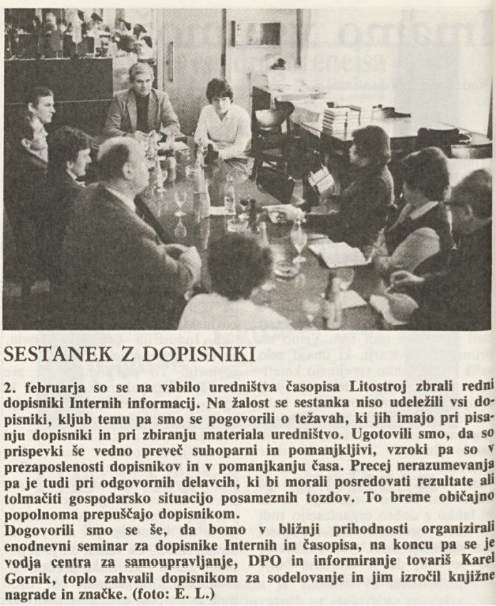 Sestanek z dopisniki