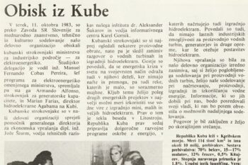 Karel Gornik: Obisk iz Kube