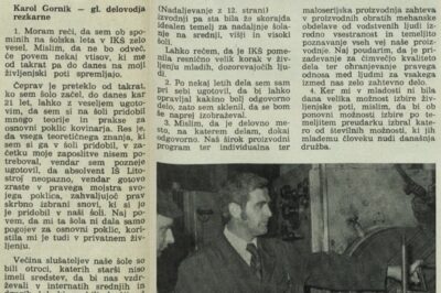 Šola nam je dala najboljše