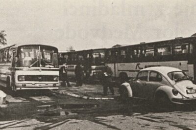 Avtobusi so pripravljeni za svoje vsakodnevne poti