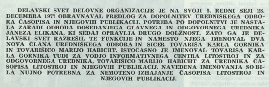 Njim je zaupano obveščanje