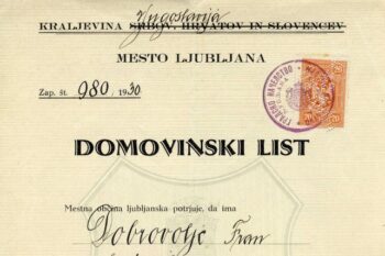 domovinski list