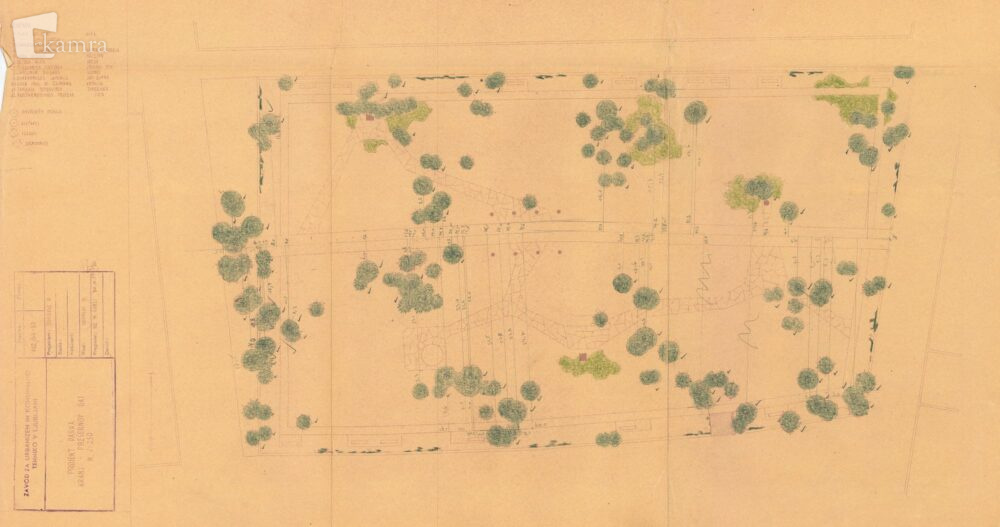 Hortikulturni načrt arhitektke Ruške Ogorevc