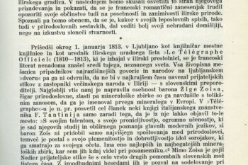 Charles Nodier »Ilirski« prirodoslovec