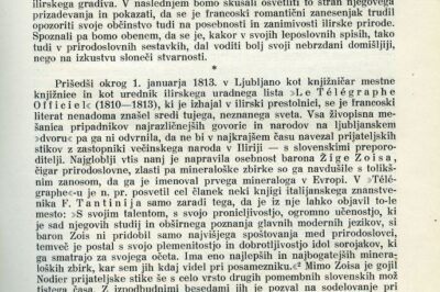 Charles Nodier »Ilirski« prirodoslovec