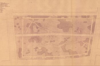 Šorlijeva zasnovna ureditve Prešernovega gaja