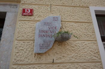 Spominska plošča Vidi Šinkovec