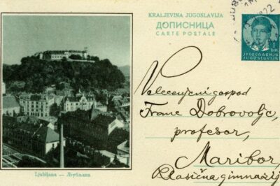 dopisnica z motivom Ljubljane