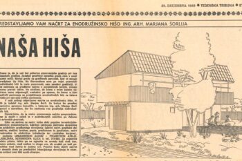 načrt enodružinske hiše