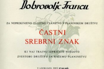 Častni srebrni znak