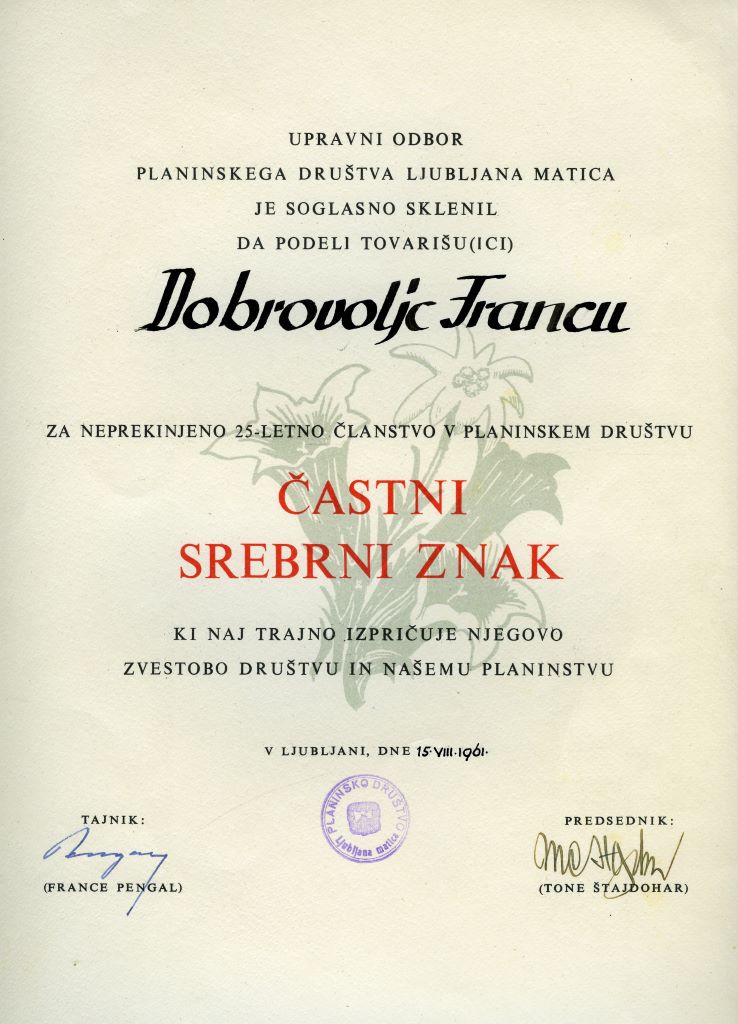 Častni srebrni znak