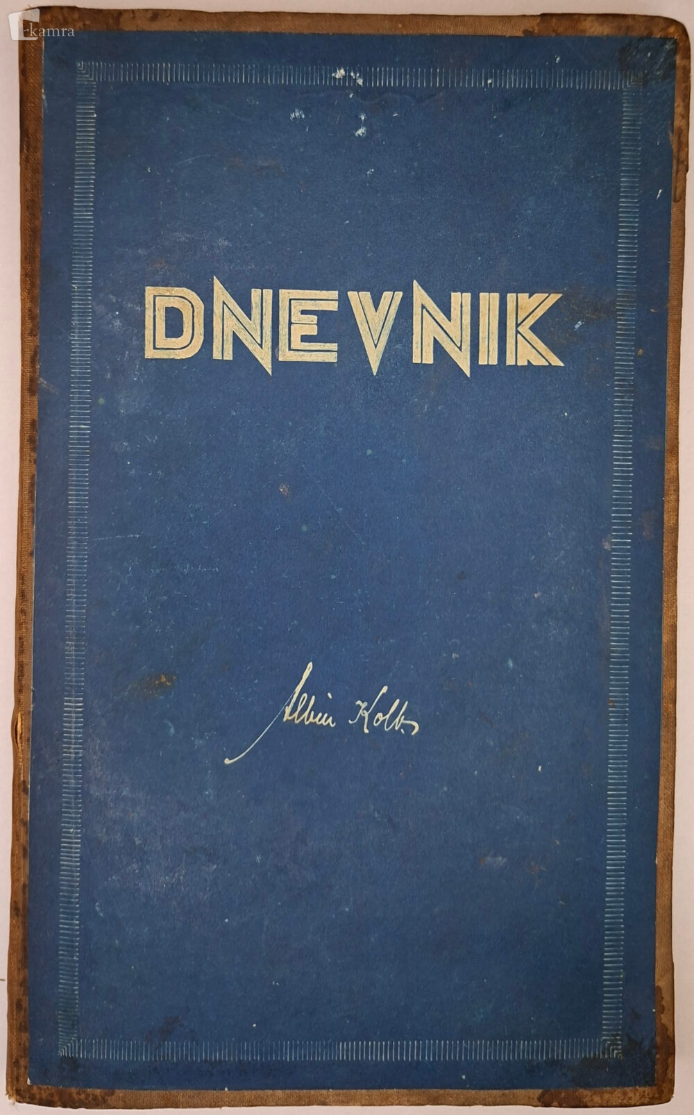 Fotografija dnevnika Albina Kolba