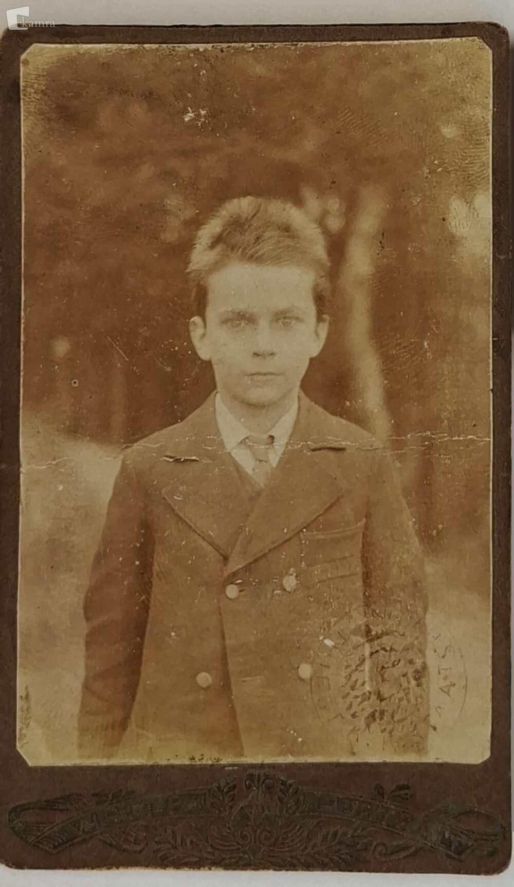 Fotografija Albina Kolba kot otroka