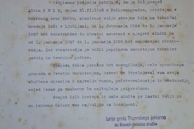 Fotografija priporočilnega pisma