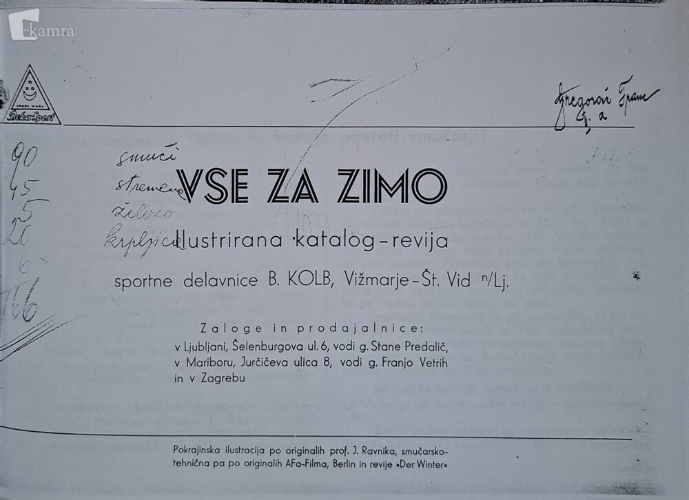 Fotografija kataloga Vse za zimo