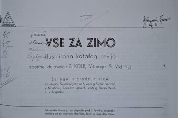 Fotografija kataloga Vse za zimo