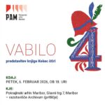 Vabilo na predstavitev knjige