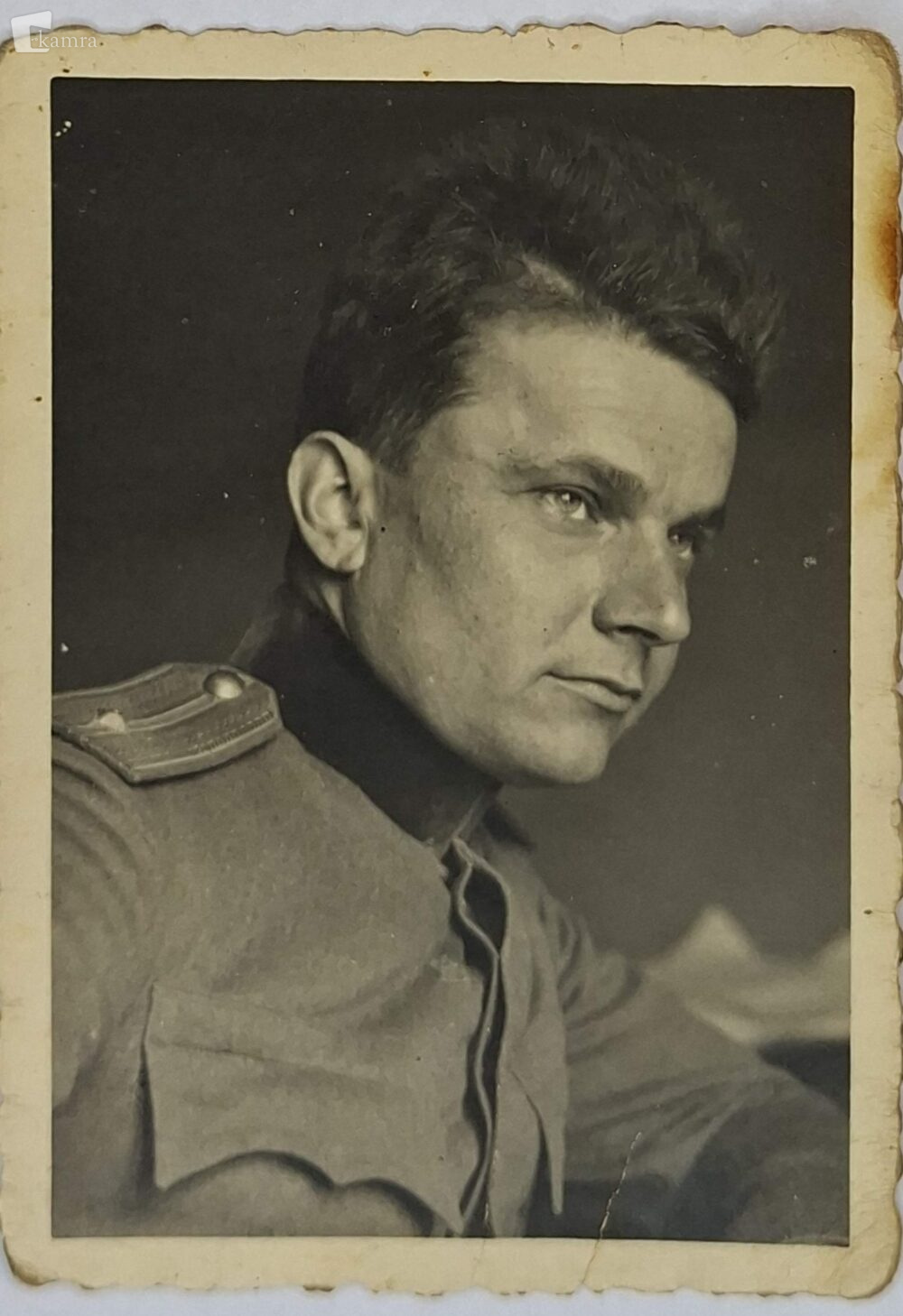 Albin Kolb v uniformi