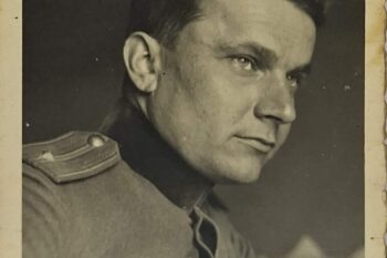 Albin Kolb v uniformi