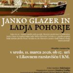 Janko Glazer in ladja Pohorje, vabilo