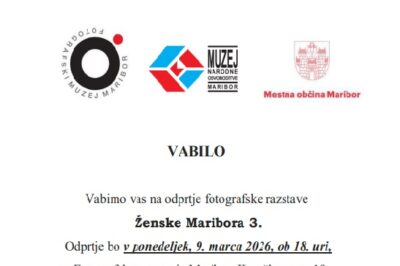 Vabilo na odprtje fotografske razstave Ženske Maribora 3