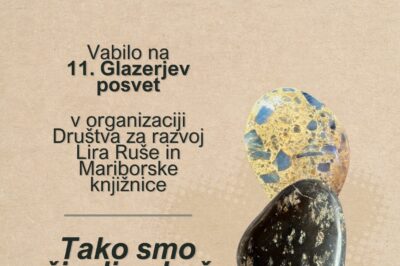 10. Glazerjev posvet: Tako smo živeli nekoč 2, vabilo