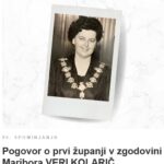 Pogovor o prvi županji v zgodovini Maribora, vabilo