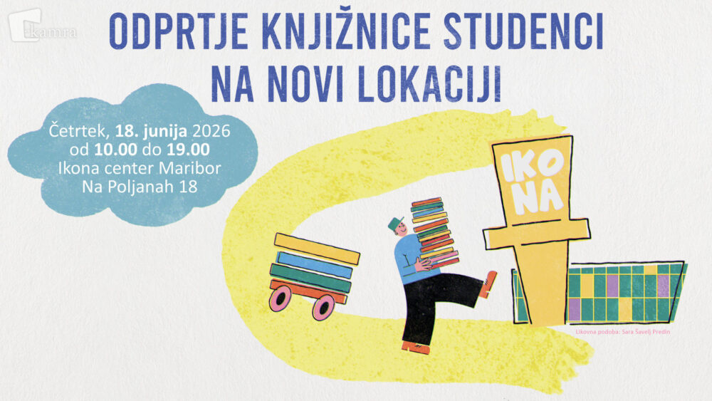 Otvoritev Knjižnice Studenci na novi lokaciji, letak