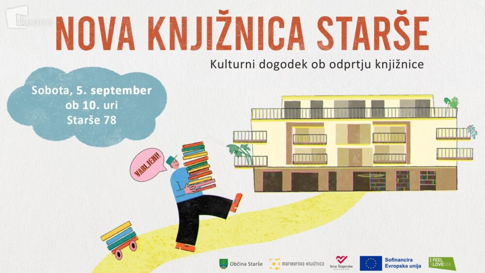 Knjižnica Starše - odprtje, letak