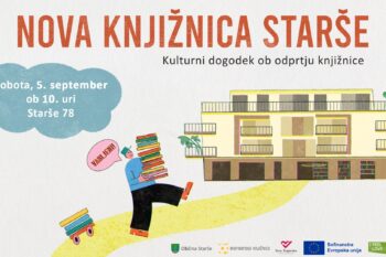 Knjižnica Starše - odprtje, letak