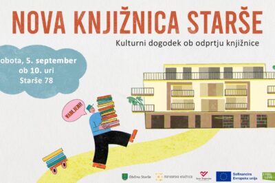 Knjižnica Starše - odprtje, letak