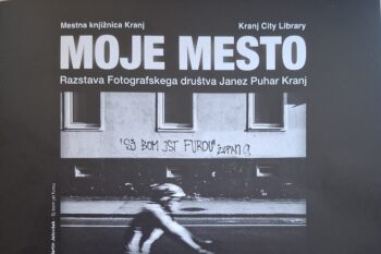 Prva stran kataloga razstave Moje mesto