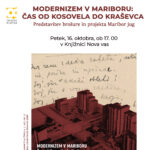 DAN MARIBORA. Modernizem v Mariboru, vabilo