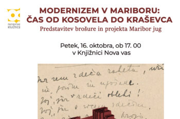 DAN MARIBORA. Modernizem v Mariboru, vabilo